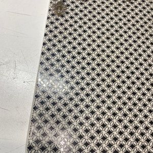 Anthropologie Chee Cutting Board Eliza Tile Art Deco Stoneware Monogram Letter A